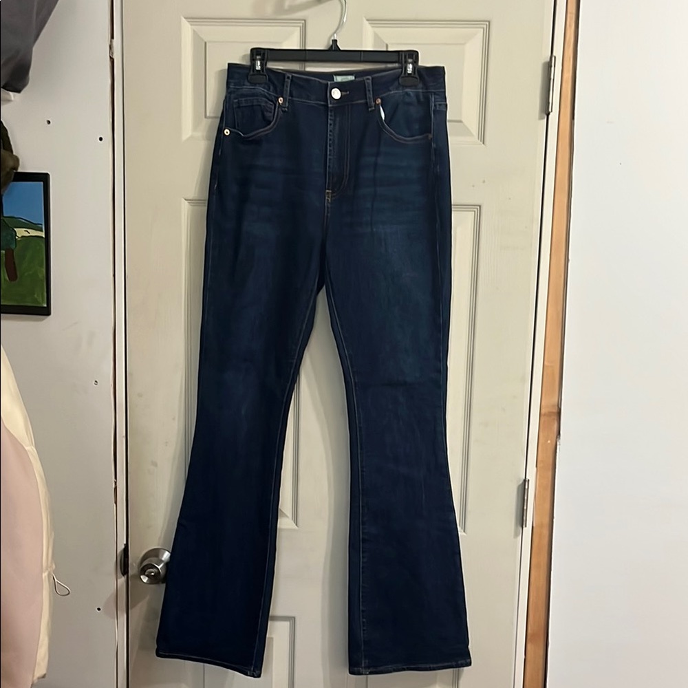 Women's Dark Blue Boot Cut Jeans